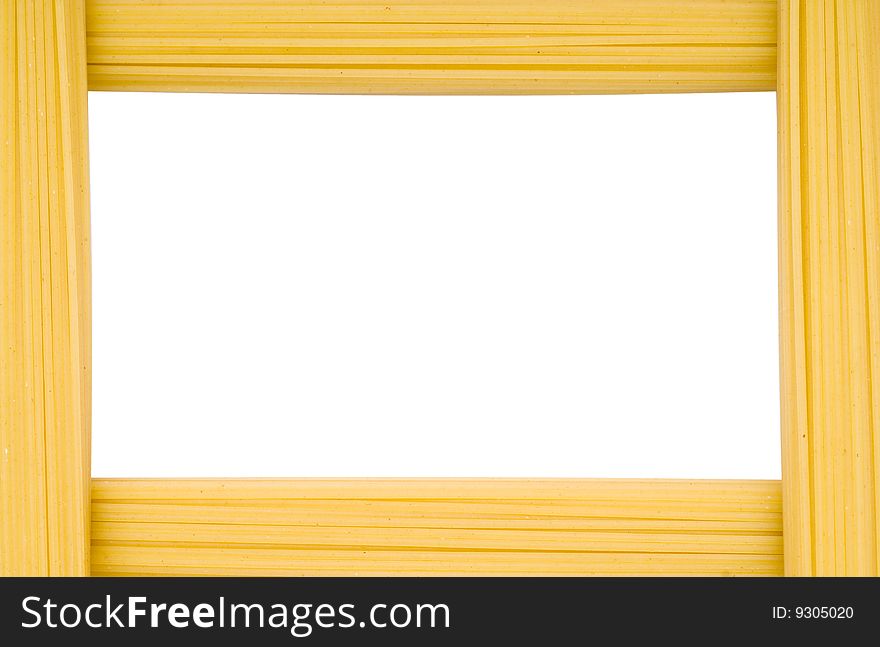 Italian pasta - framework from a spaghetti