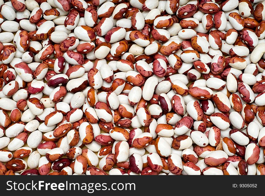 Dried haricot background, close-up, cooking ingredients