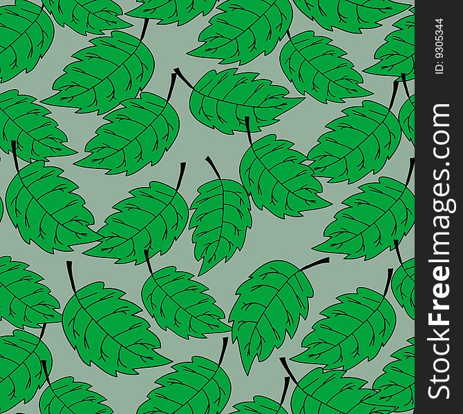Seamless Foliage Pattern