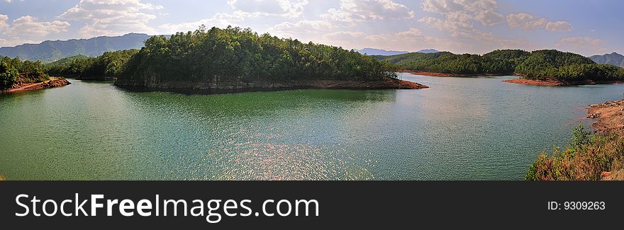 Western Yunnan, China This is a natural lake.