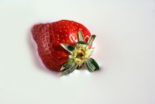 Strawberry In Milk Stock Photos Strawberry In Milk Stock Photos