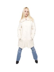 Woman - Winter Coat And Jeans Royalty Free Stock Photography Woman - Winter Coat And Jeans Royalty Free Stock Photography