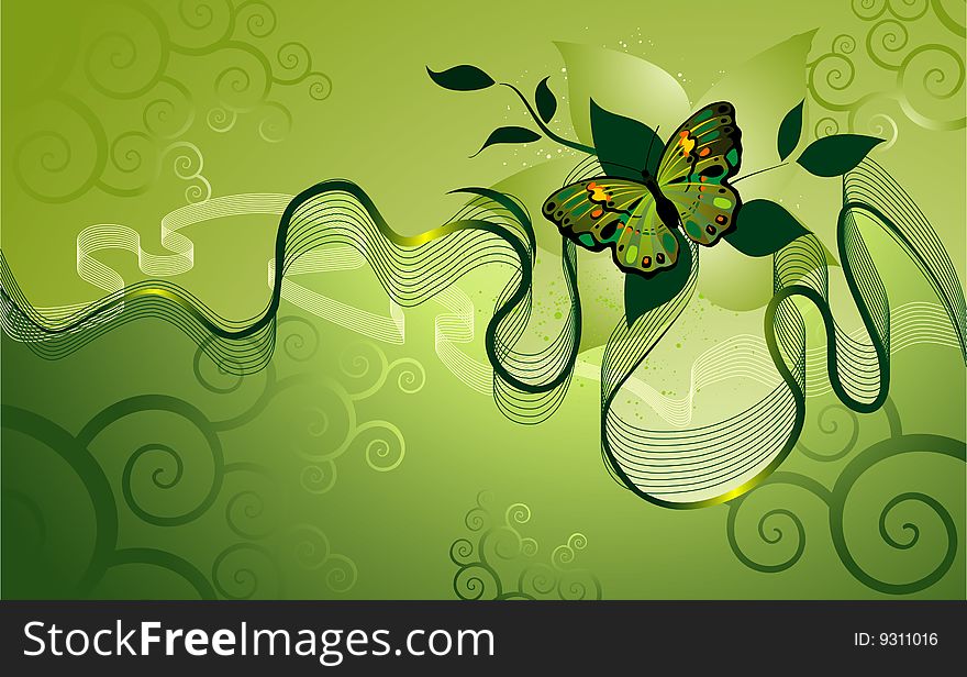 Abstract green background,vector eps. Abstract green background,vector eps