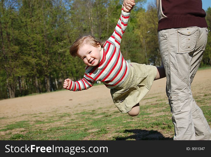 Little Girl Receive Pleasures From Turned