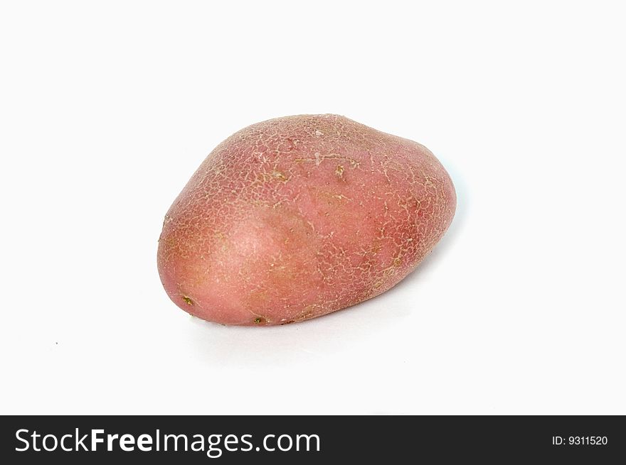 Potato isolated on white background