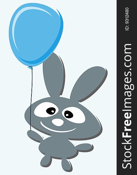 Vector illustration of Little Bunny