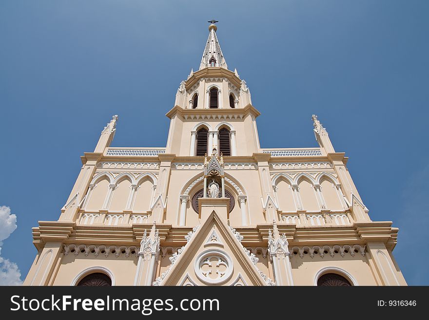 Outside of Galva church, Bangkok, Thailand. Outside of Galva church, Bangkok, Thailand