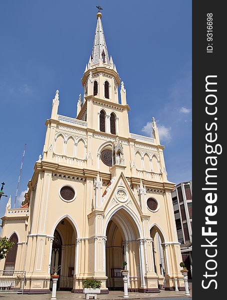 Outside of Galva church, Bangkok, Thailand. Outside of Galva church, Bangkok, Thailand