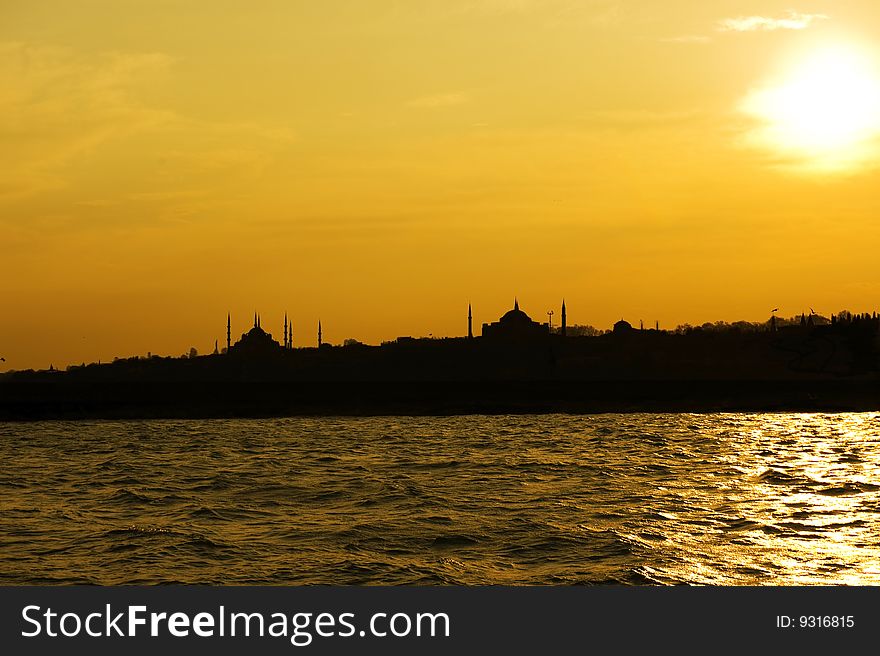 View of Istanbul by Bosporus