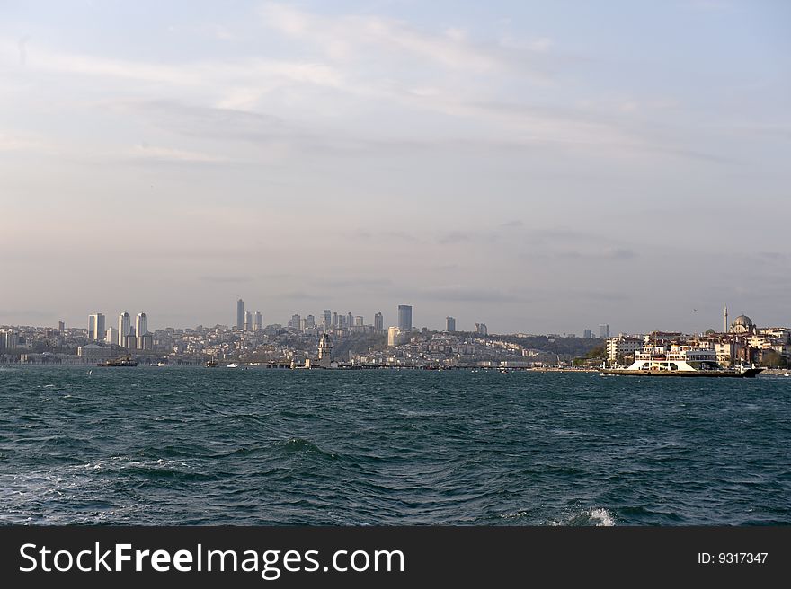 View of Istanbul by Bosporus