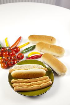 Hot Dogs Stock Image