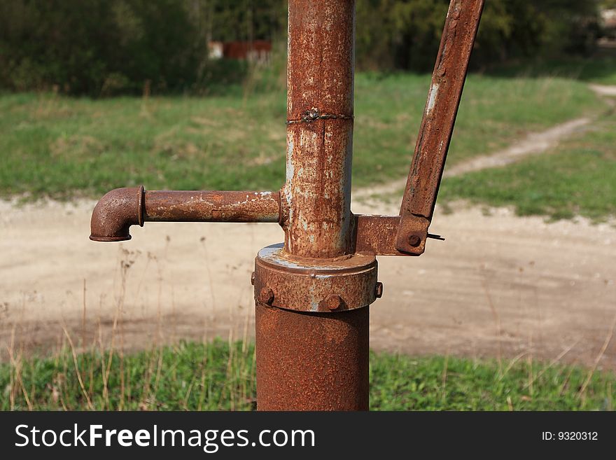 Outdoor Water Pump Tap Free Stock, Outdoor Water Pump