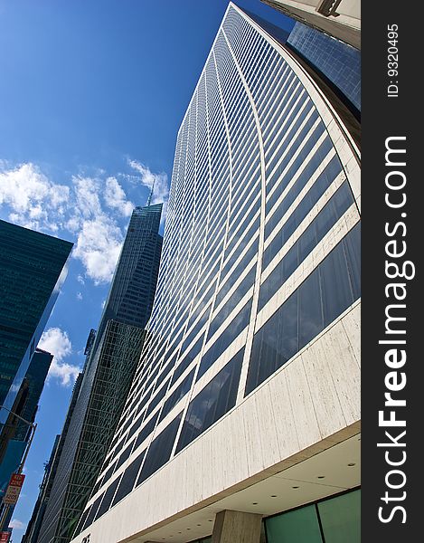 New York Manhattan glass facade