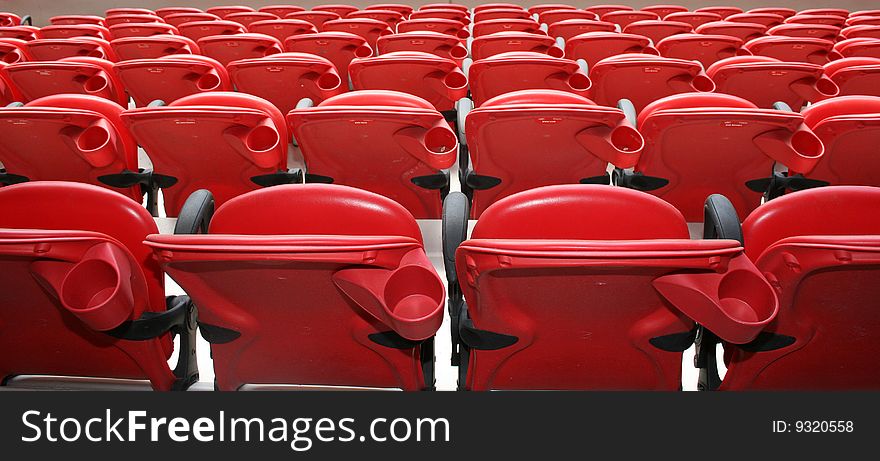 Benches where many people attend the big shows. Benches where many people attend the big shows