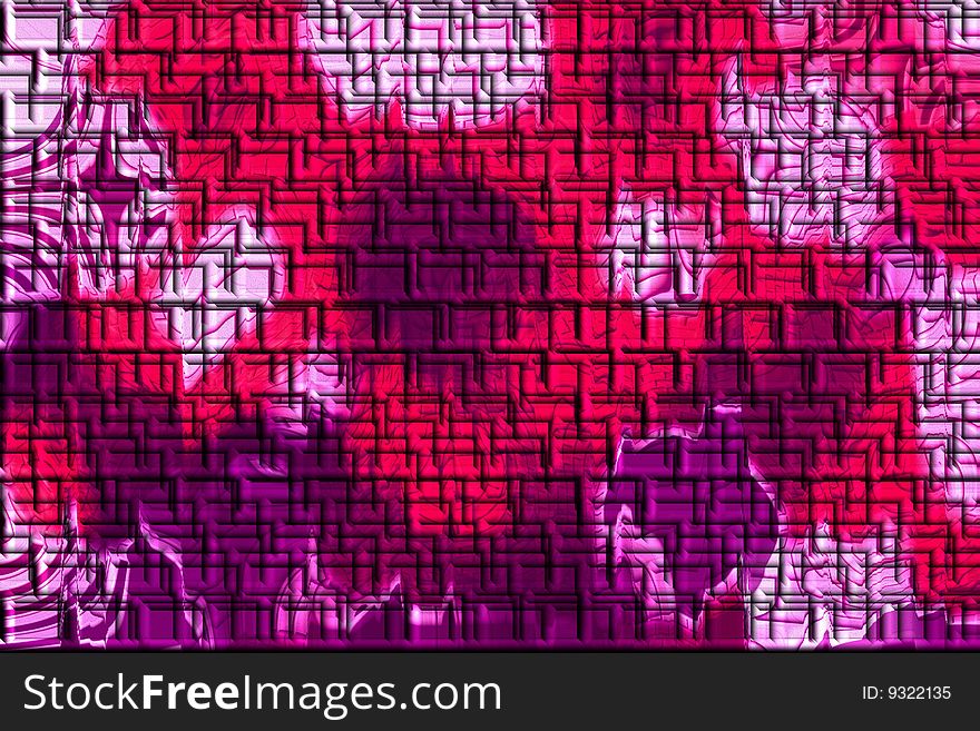 Abstract bricks color pattern