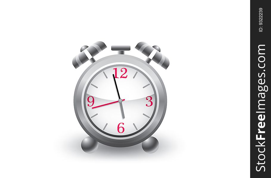 Alarm Clock In Vector