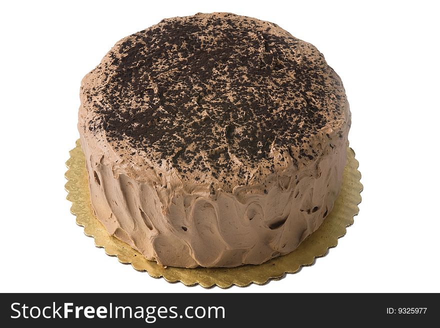 Chocolate Cake With Thick Frosting. Chocolate Cake With Thick Frosting