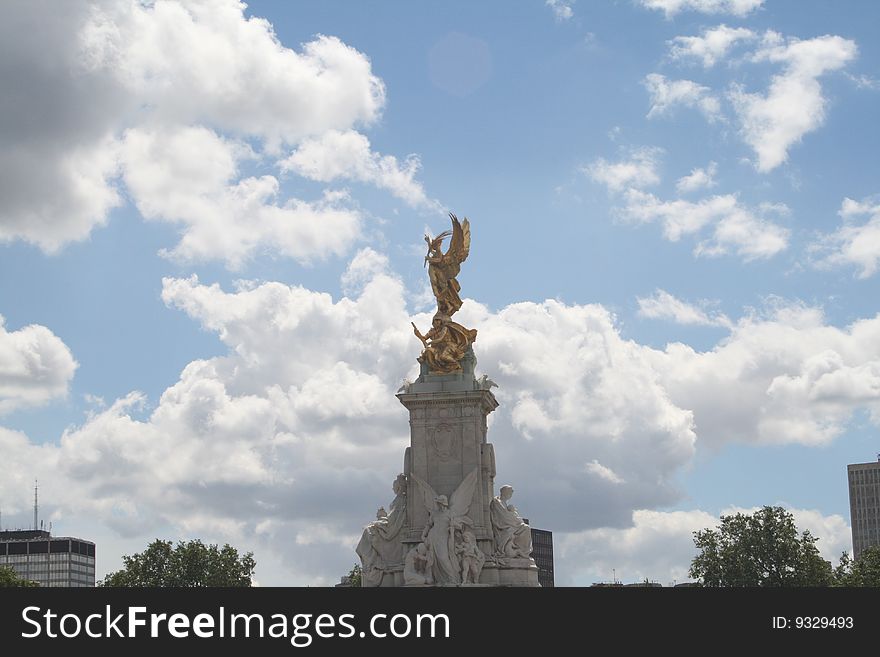 Landmark Statue in London, England