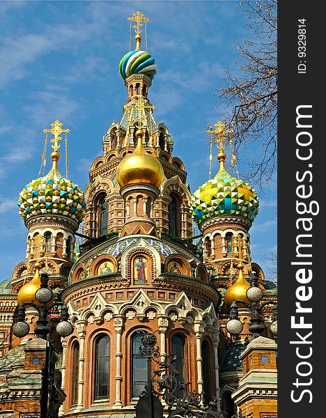 The Church of the Savior on Spilled Blood in St. Petersburg, Russia