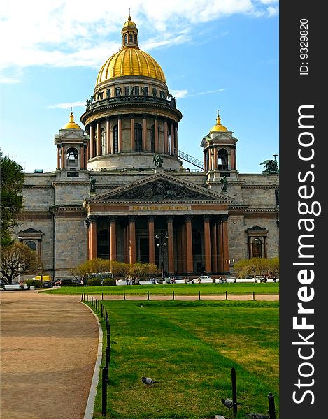 Saint Isaac's Cathedral in St. Petersburg, Russia