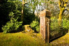 Gate And Post Stock Image