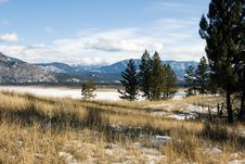 Winter In Rocky Mountains Stock Image