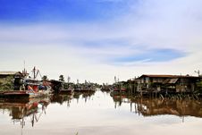 Sekinchan Fishing Village Royalty Free Stock Photo Sekinchan Fishing Village Royalty Free Stock Photo