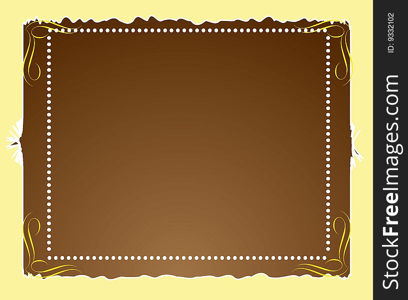 Old vintage frame easily use to banners