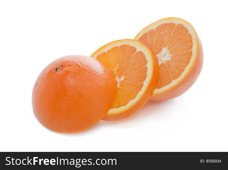 Citrus Fruit isolated on white background. Citrus Fruit isolated on white background