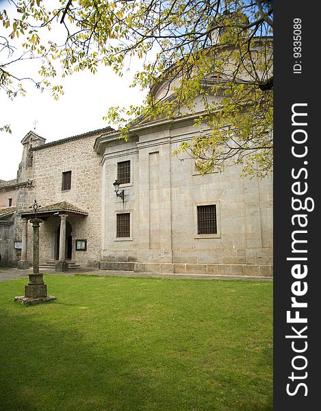 Public open free sanctuary of saint peter in arenas village spain. Public open free sanctuary of saint peter in arenas village spain