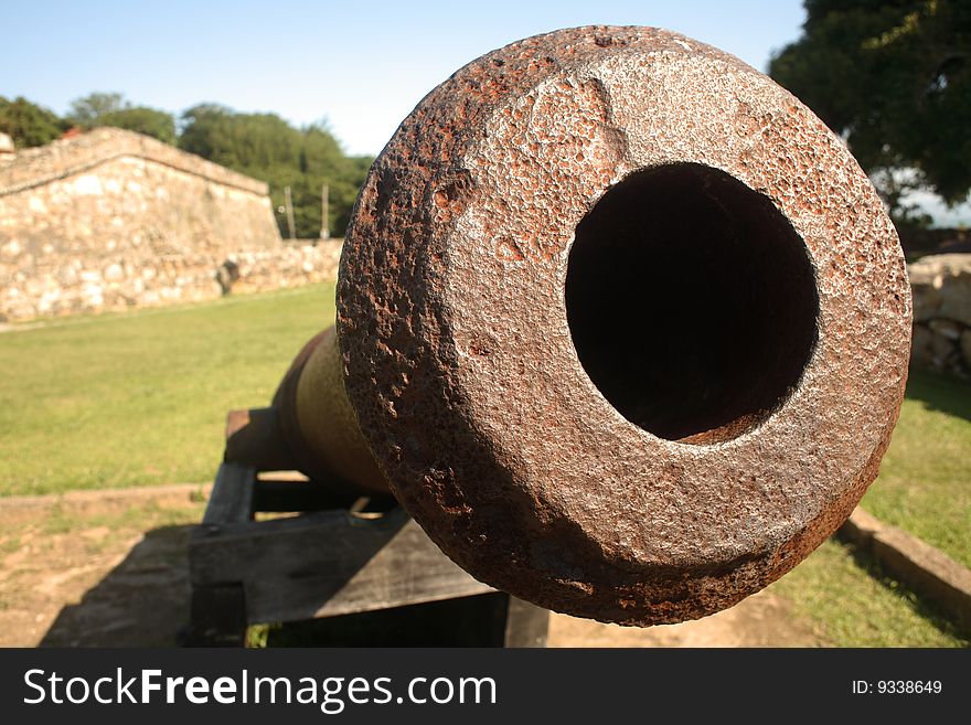 The war fort located in Jurere - Florianopolis - Brazil. The war fort located in Jurere - Florianopolis - Brazil.