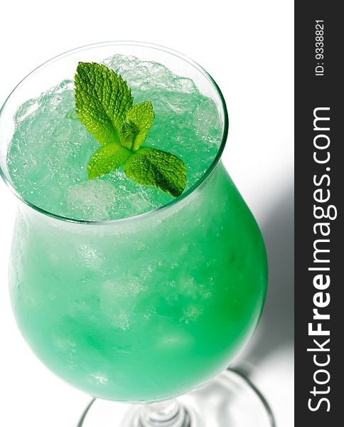 Frozen Cocktail with Fresh Mint. Frozen Cocktail with Fresh Mint