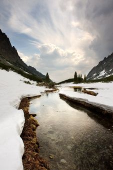 Mountains Creek Royalty Free Stock Photo Mountains Creek Royalty Free Stock Photo