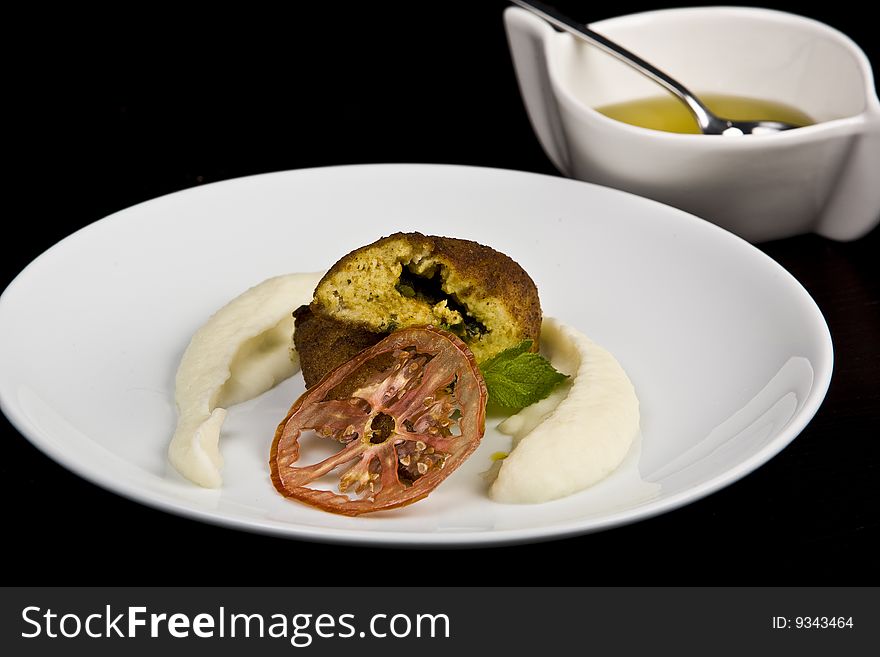 Garlic Thyme Roast Pork And Potato Mash