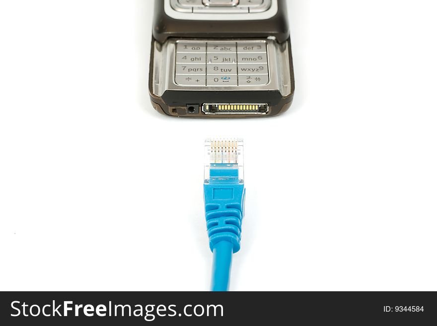 Connecting a mobile or cell phone to the internet. Connecting a mobile or cell phone to the internet