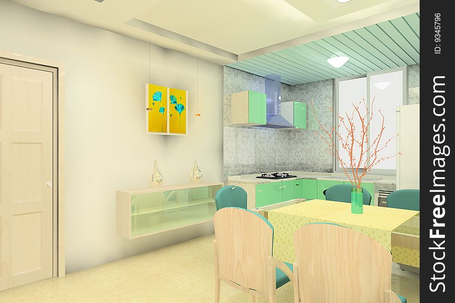 A kind of kitchen design. A kind of kitchen design