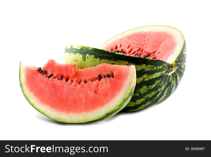 Water-melon  isolated on a white background