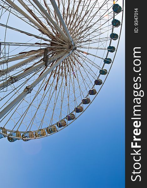 Ferris Wheel with sky above