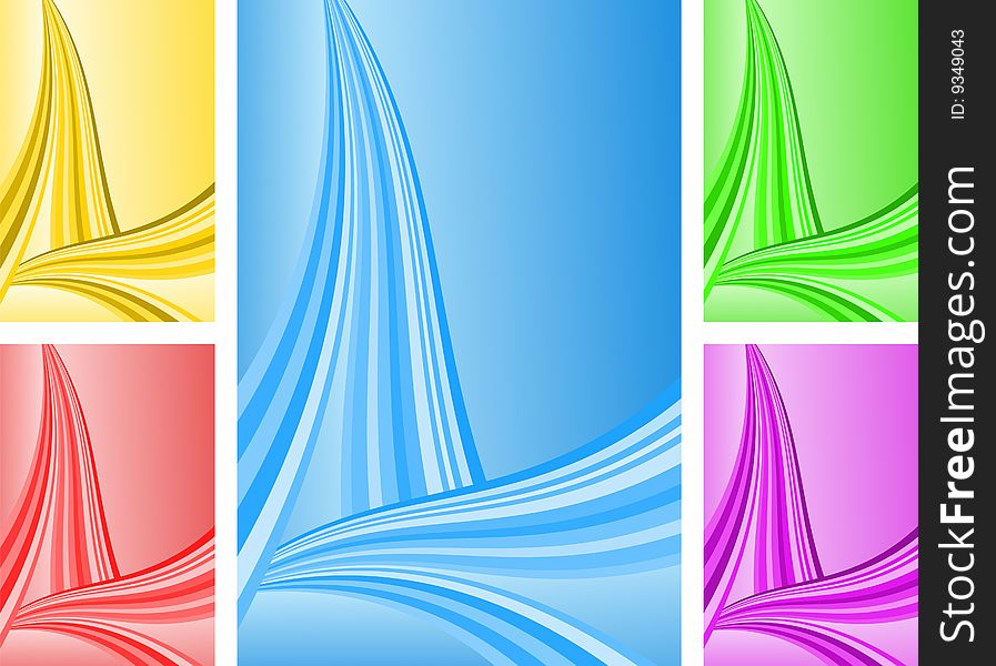 Vector illustration of abstract backgrounds