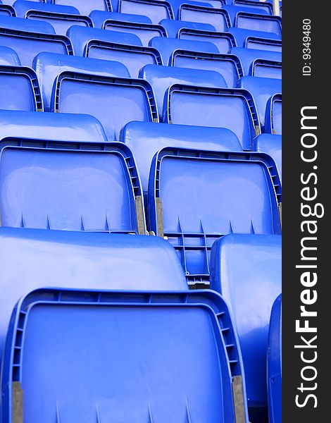 Details of empty seats in stadium