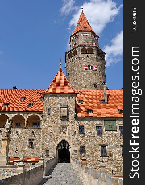 Most beautiful and importent castle in the czech republic. Most beautiful and importent castle in the czech republic