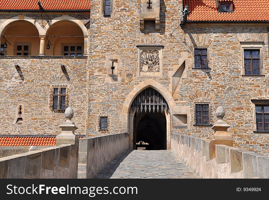 Most beautiful and importent castle in the czech republic. Most beautiful and importent castle in the czech republic