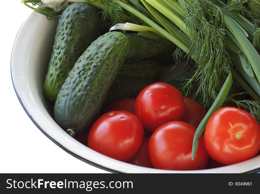 Bowl with vegetables