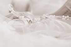 Wedding Rings And Wedding Shoes Royalty Free Stock Photos Wedding Rings And Wedding Shoes Royalty Free Stock Photos