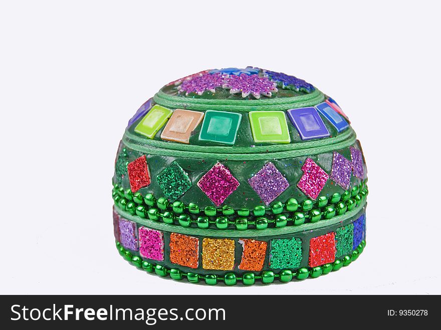 Little oriental colorful box for jewelry. Little oriental colorful box for jewelry