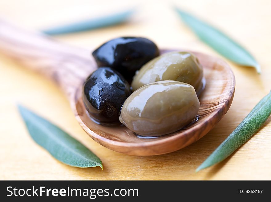 Black And Mixed Fresh Olives