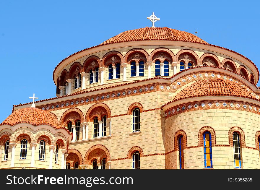 The Monastery of Saint Nectarios on the island Aegina, Greece