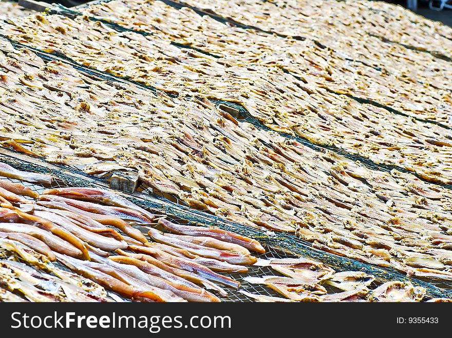 Asian Sun Dried Salted Fish. Asian Sun Dried Salted Fish
