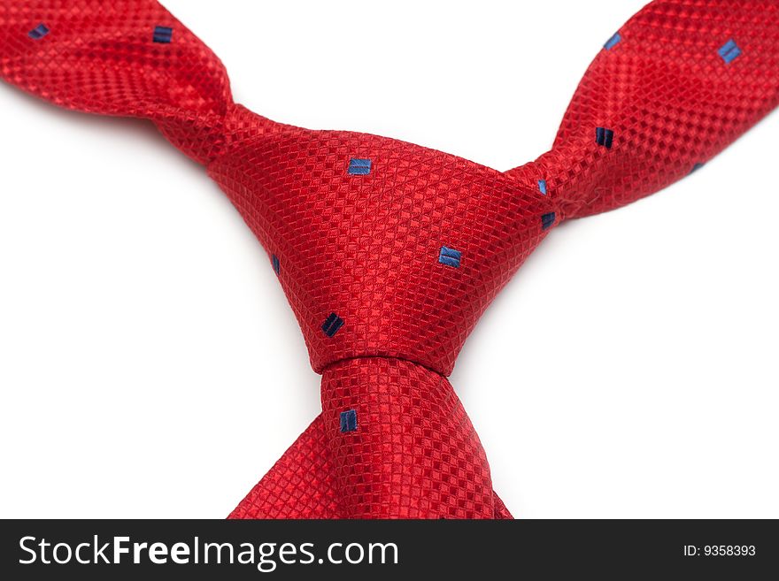 Red male tie