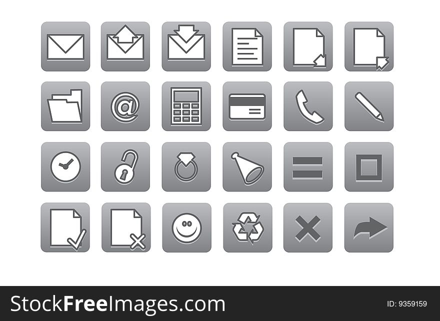 Computer and web icons